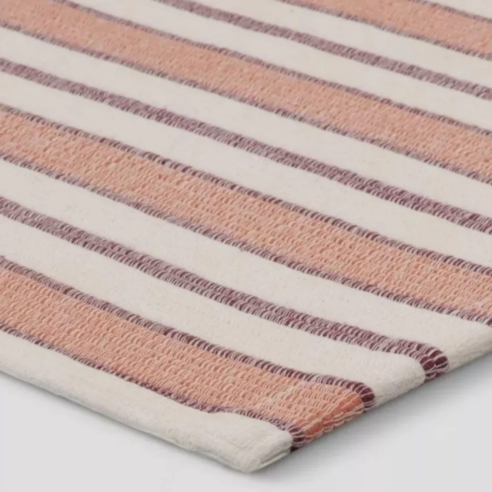 Threshold NWT Harvest Stripe Cotton Kitchen Rug 20